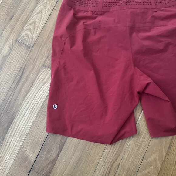 Lululemon Current State Short 9" Men's Game Day Red Surf Swim Board Trunk 32 - Picture 4 of 4